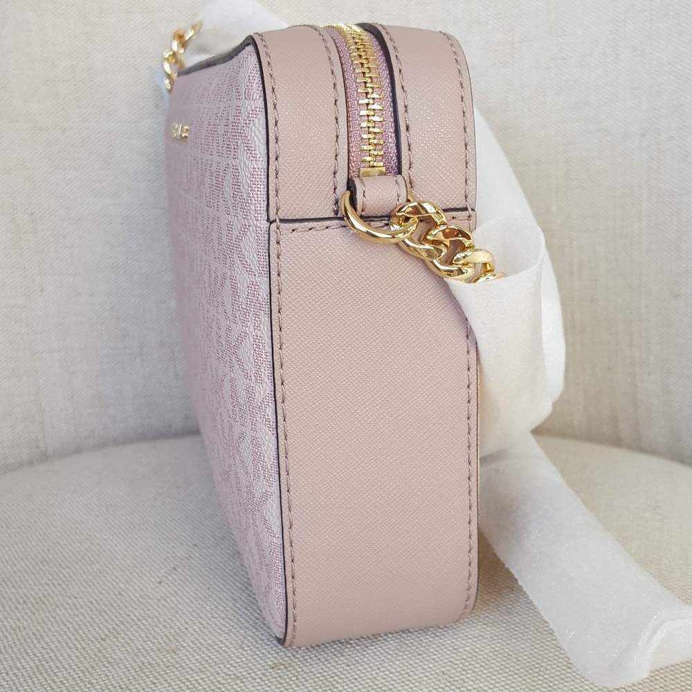 SOLD NWT Michael Kors LG Crossbody Bag Ballet Fawn - Picture 3 of 7